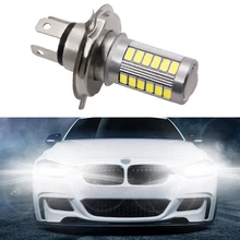 1 шт. H4 Высокое качество светильник головной светильник белый 5630 SMD 33 светодиодный авто объектив противотуманные фары дальнего света светильник лампа стоп-сигнал светильник указатель поворота 12V