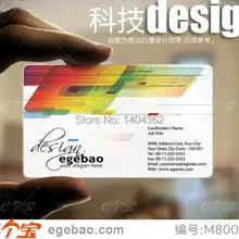 Лидер продаж прозрачный ПВХ Визитные карточки дизайн односторонняя печать пользовательские визитная карточка печать № 2272