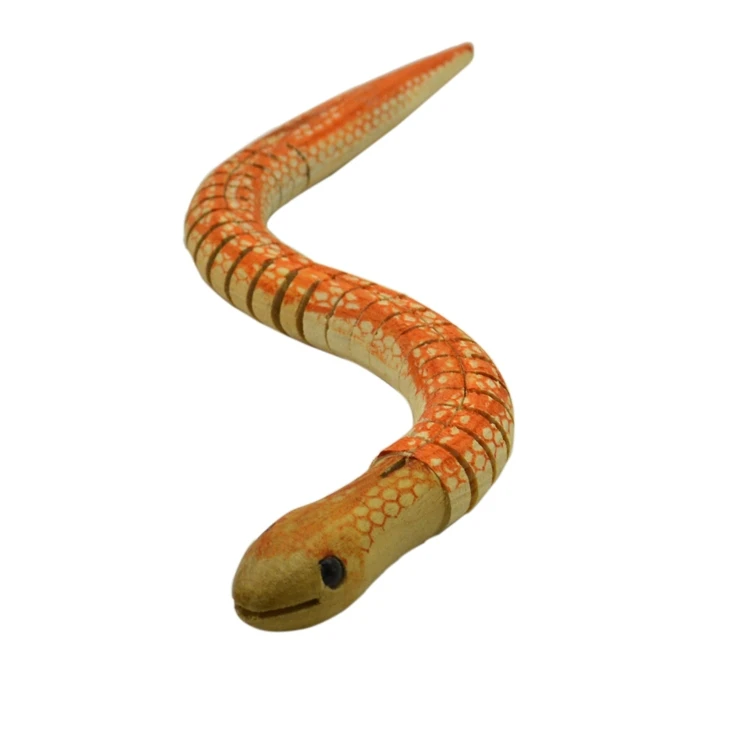wood snake toy