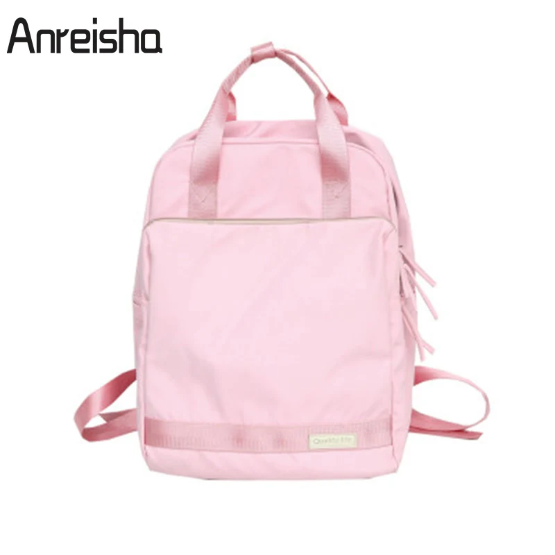 

Anreisha Women Backpack Waterproof Nylon Schoolbags Bagpack For Teenage Female Large Travel Bags Portable Kanken mochila Bag