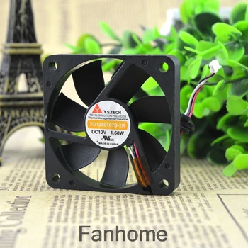 

For original Yuanshan FD1260107B-2R DC12V 1.68W fan 6010 ultra-thin fan