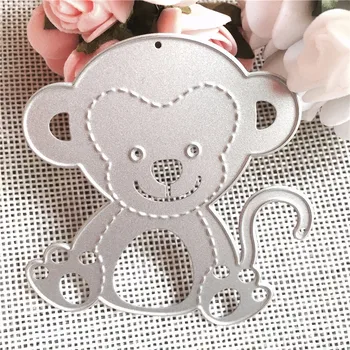 

Monkey Scrapbook DIY album Card Paper Card Maker Metal Die Cut Stencil Decoration dies Craft Cutting Dies Template