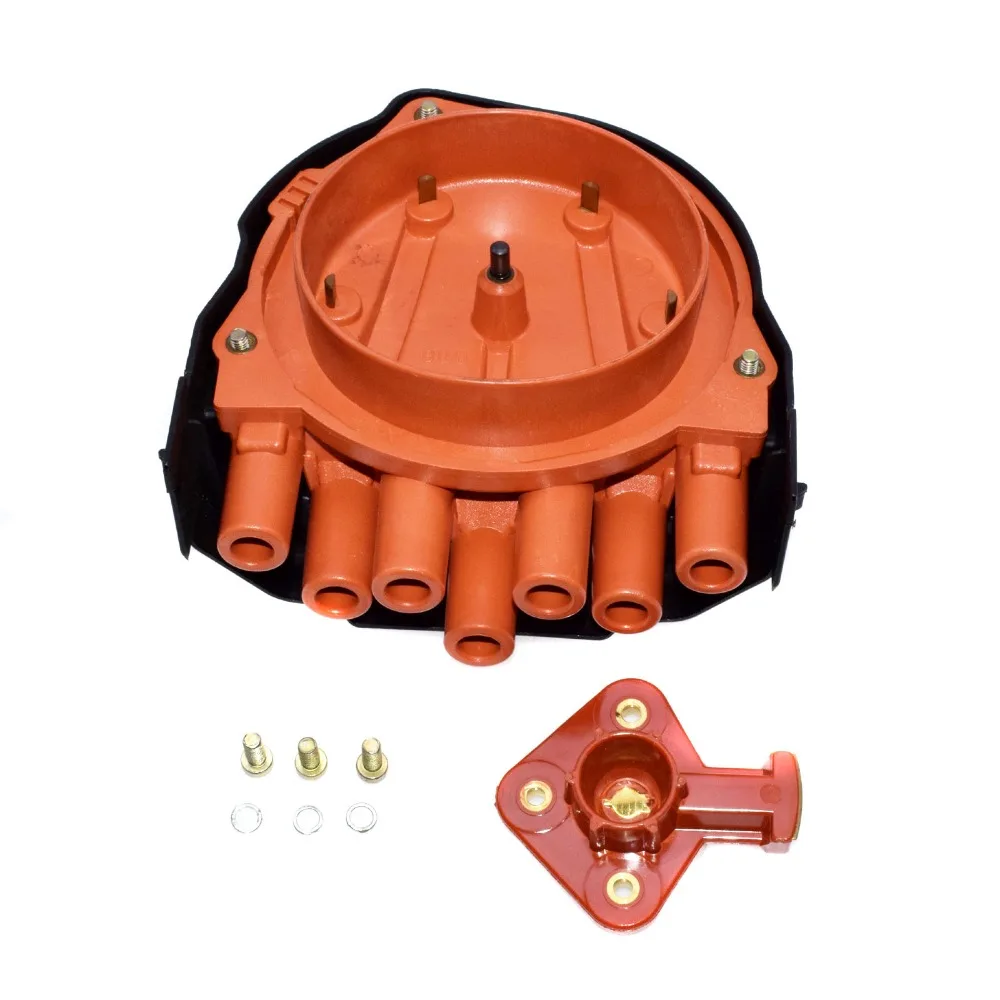 ISANCE Ignition Distributor Cap & Rotor 12111725070 12111734110 For BMW E30 E28 320 325 520 525 535 530 635 732 735 745 730 750