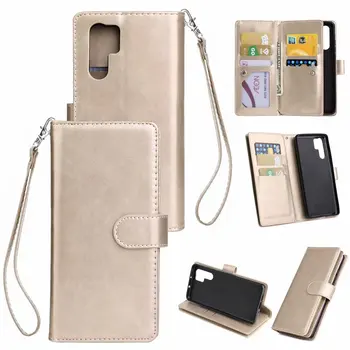 

10pcs/lot Multi functional 9 card Photo Frame Wallet PU Leather +TPU Case For huawei Y6 2018 P30 P30PRO P30lite NOVA 4E