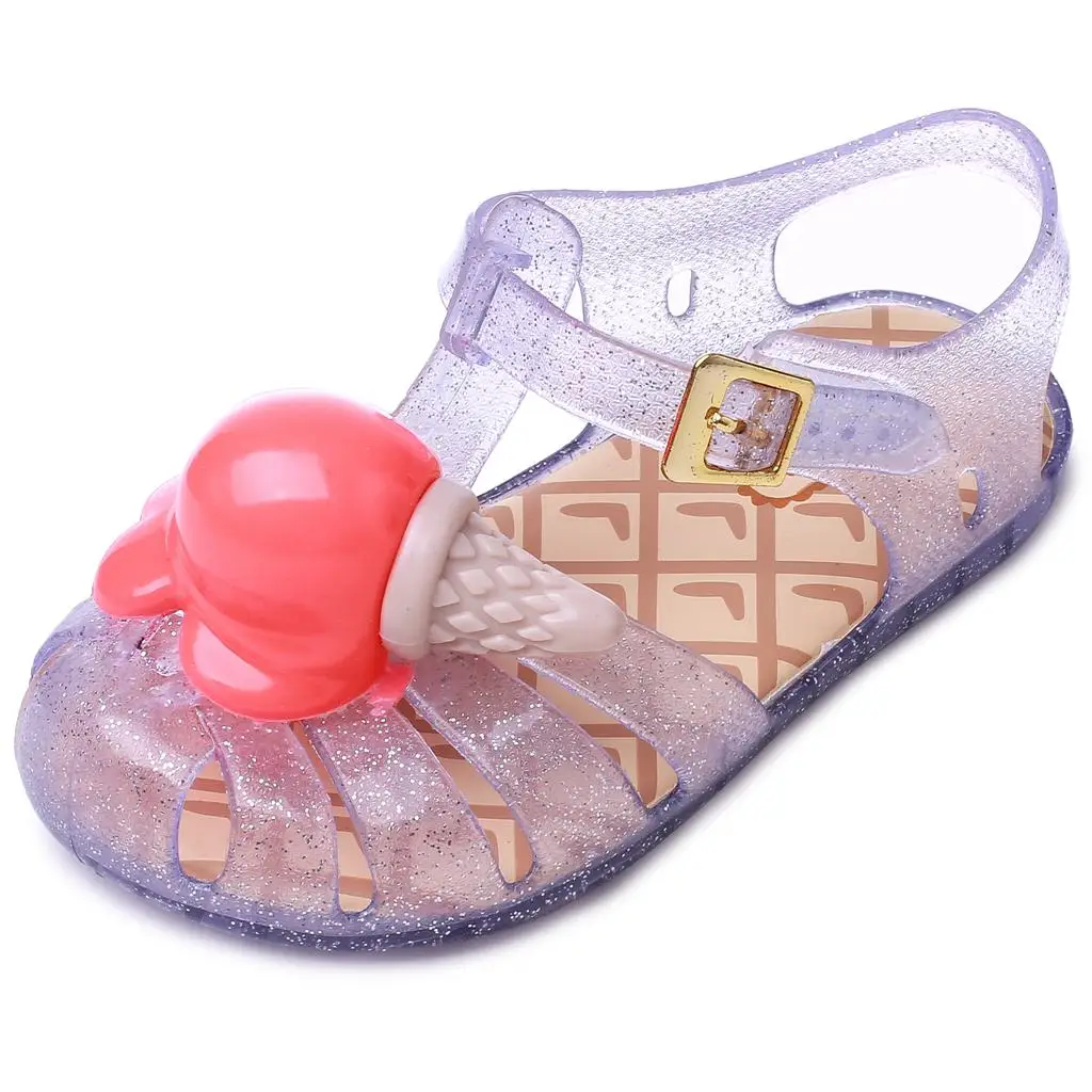 Melissa Conch Shoe Aranha VIII сандалии Босоножки Ice cream стильные для девочек мягкие ПВХ
