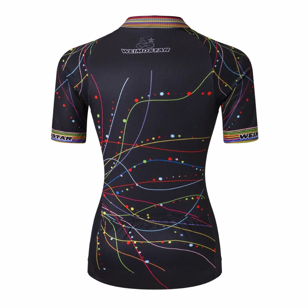 Jersey de Ciclismo de la mujer Camisetas bicicleta 2018 de manga corta Pro equipo Ropa Ciclismo maillot de top Ropa deportiva camisas de verano rosa