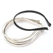 5 шт./лот, золотой родий, ширина 3 мм, 5 мм, 6 мм, 7 мм, ободки для волос из нержавеющей стали, повязка для волос, основа, установка, украшения для волос для женщин