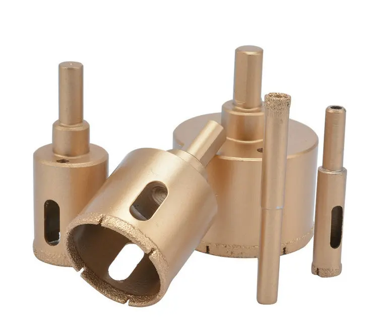 Brazed diamond drills, Marble stone drills, Granite, Tiles, core Glass drills Mill in Milling