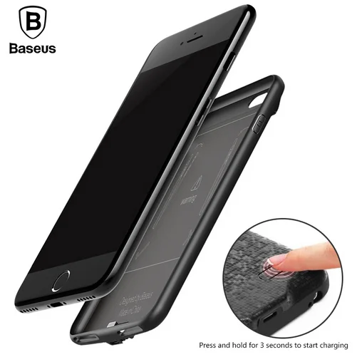

Baseus Plaid battery case External Backup power bank for iphone 7 7plus 5000mAh &7300mAh Power Bank charger phone Case Cover