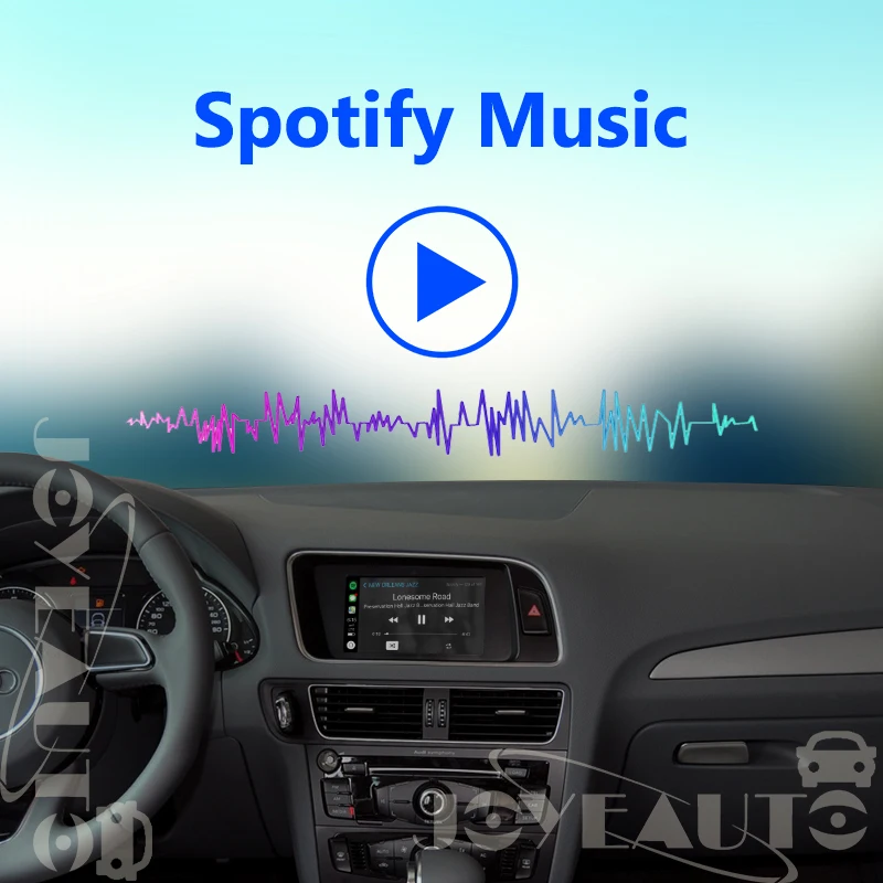 Joyeauto Wifi беспроводная Apple CarPlay автомобильная игра Android авто зеркало A4 A5 Q5 без MMI OEM