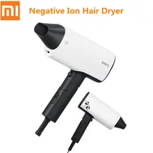 1 Youpin SMATE фен для волос для дома и путешествий Высокая мощность/складной/отрицательный ион/холодный горячий Фен парикмахерские инструменты 1600 Вт 220 В