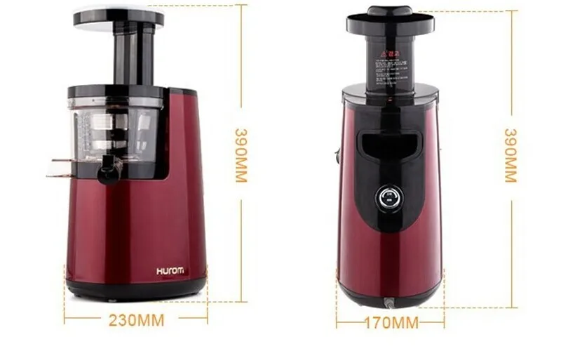 hurom slow Juicer hu-600wn Fruits vegetable Low Speed Juice extractor 100% Original hurom Made ...