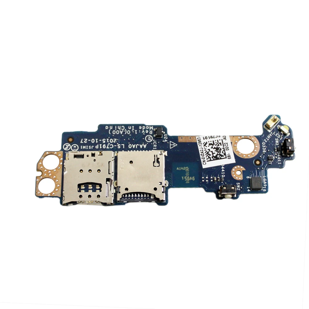 

JINTAI For Dell Latitude 11 5175 5179 Tablet SD Card Power Button Board V242J LS-C791