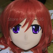 New arrival! Handmade Female Letax Face Full Anime KIG Mask Cosplay Kigurum Crossdresser for Fetish Role