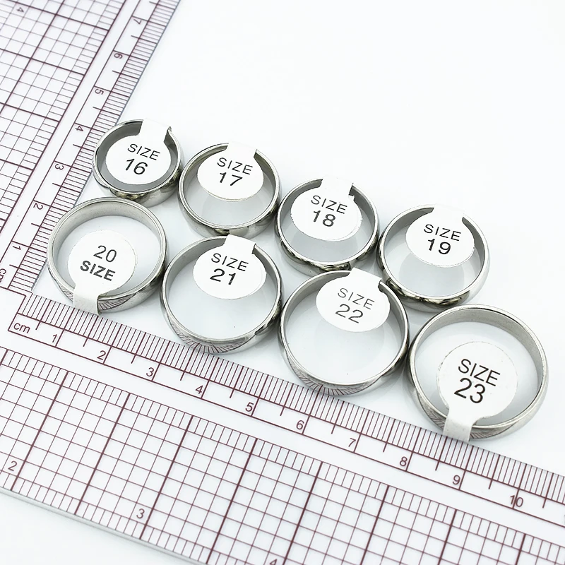 Простое внутреннее кольцо из титановой стали, полированное кольцо из ...