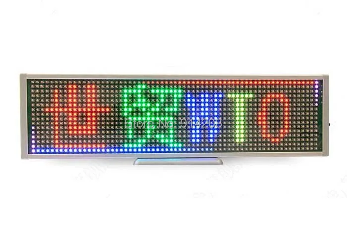RGB LED text window display panel sign lable indoor publicity advertising door window led advertisement display screen