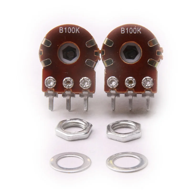 Glyduino WH148 B10K 20K 50K 100K двойное соединение 6 8 контактов линейный потенциометр горшок