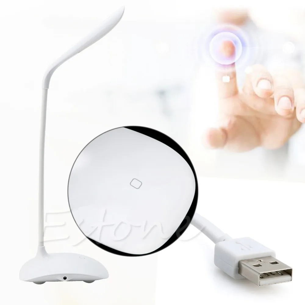 

HNGCHOIGE NEW USB Rechargeable Touch Sensor Cordless LED Light Desk Table Reading Lamp