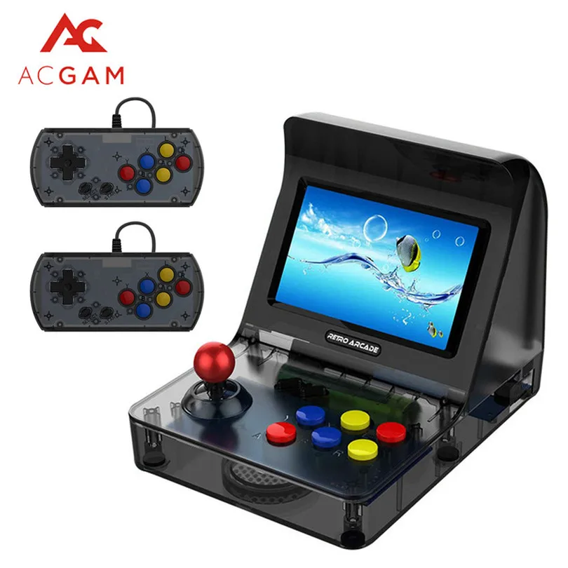 

ACGAM A8 Nostalgic Retro Mini Handheld Arcade Game Console 3000 in 1 support GBA/FC/SFC/MD Porting Game Gamer New