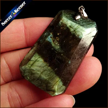 

Women & Men Fashion Jewelry Pendants Necklaces With Chain Wholesale Labradorite Moonstone Quartz Stone Colares Femininos WS317