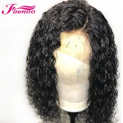Кудрявый парик полный парик шнурка 100% индийские волосы remy полный парик шнурка человеческих волос с детскими волосами предварительно