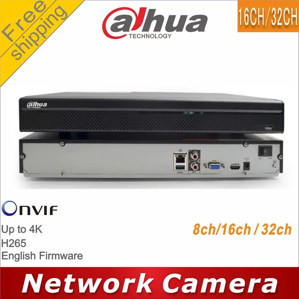 Dahua NVR4216-HDS2 NVR4232-HDS2 заменить NVR4208-4KS2 NVR4216-4KS2 NVR4232-4KS2 8CH 16CH 32CH H265 4K 8MP cctv NVR