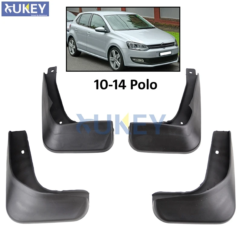 Для VW Polo Mk5 6R 2010- брызговики спереди и сзади брызговик крыло брызговиков 2011 2012 2013 комплект брызговиков