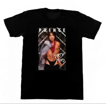 

Vintage PRINCE Dirty Mind T-Shirt - Softer Print SELLER Purple Rain Harajuku T Shirt Top Tee Short Sleeves Cotton Free Shipping