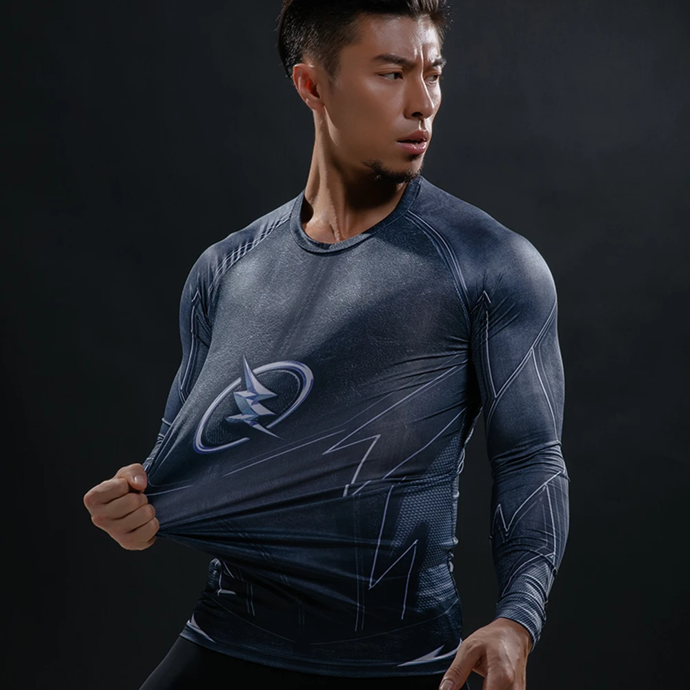 ZOOM 3D Printed T-shirts Men Raglan Long Sleeve Compression Shirt Flash Cosplay Costume crossfit fitness Clothing Tops Male ZOOM 3D Printed T-shirts Men Raglan Long Sleeve Compression Shirt Flash Cosplay Costume crossfit fitness Clothing Tops Male