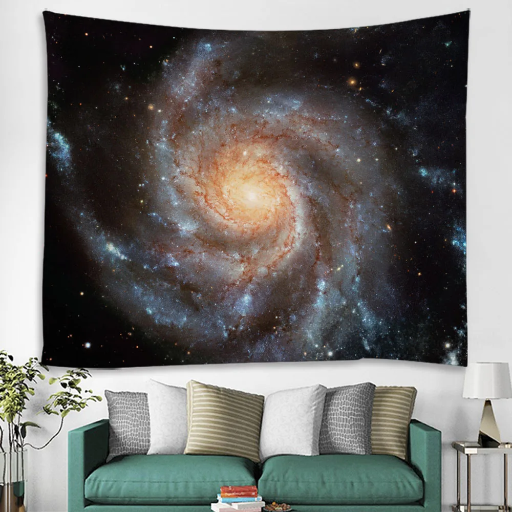 Уже Вселенная Звездное фон гобелен с настенный декоративный гобелен коврик 150x130 см