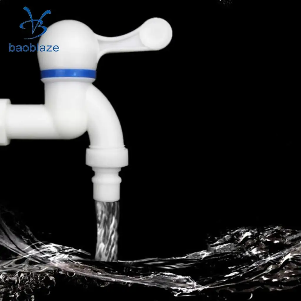 20mm Male Tread Plastic Water Faucets Yard Garden Washing Machine Water Taps, 3 Designs