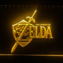 E040 Legend of Zelda светодиодный знак неонового света