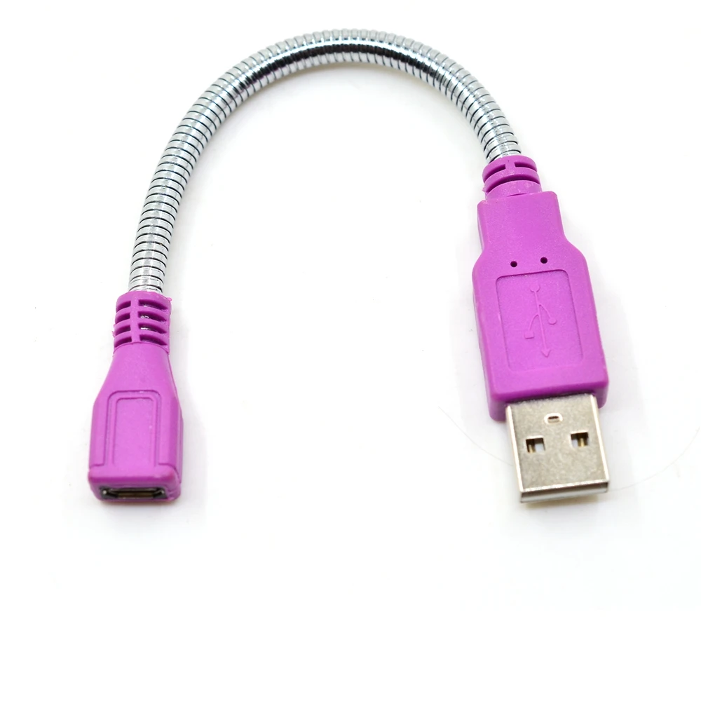 Гибкий Дата кабель 15 см USB Micro 2 0 удлинитель Gooseneck гибкий металлический стойка для