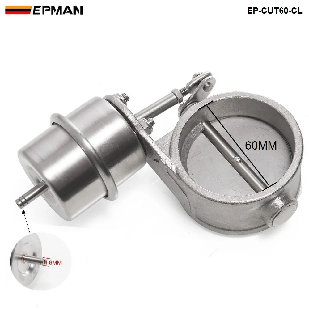 Вакуумный активированный Выпускной вырез/дампа 60 мм близкий Стиль давление: около 1 бар для BMW E36 M3/325i EP-CUT60-CL