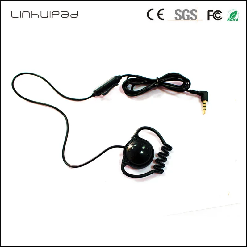 Linhuipad F 02 3 5MM stereo Ear Hook Earphone cheap headphone Tour Guide System For Visit Tourism Conference Teaching Training