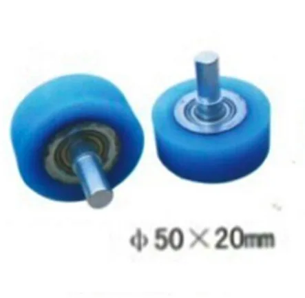 M10-50x20mm Wrapping machine silicon rubber wheels Pressure roller with bearing M10-50x20mm Wrapping machine silicon rubber wheels Pressure roller with bearing