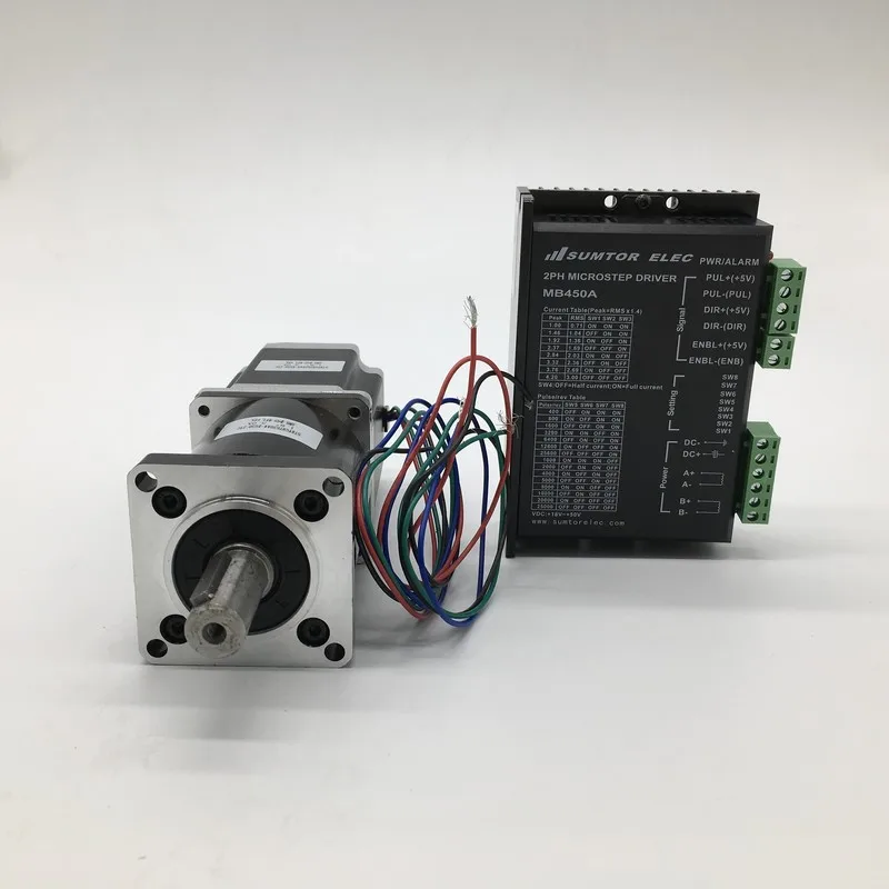 NEMA23 3Nm Stepper Motor with Gearbox Ratio 51/101/201/25