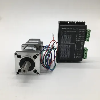 

NEMA23 3Nm Stepper Motor with Planetary Gearbox Ratio 5:1/10:1/20:1/25:1/30:1/40:1/50:1/100:1 Speed Reducer and Driver Kits