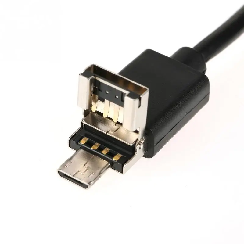 1 комплект OTG USB эндоскоп 3 в 1 Водонепроницаемый 6 usb-портами и светодиодным индикатором обследование при помощи бороскопа, эндоскопа Камера 5 м