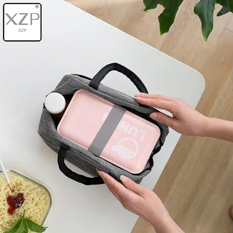 XZP Waterproof Insulated Lunch Bags Oxford Travel Necessary Picnic Pouch Unisex Thermal Dinner Box Food Case Accessories for Kid