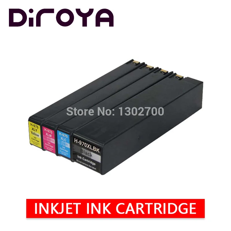 4 шт. 970XL 971XL 970 XL картридж для HP Officejet Pro x451dn x451dw x476dn x476dw x551dw x576dw X451 X476 струйный