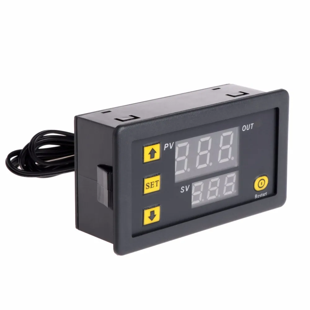 W3230 DC 12V 20A Digital Temperature Controller 50 120 Celsius