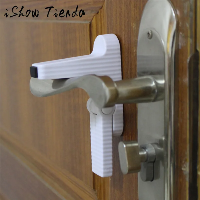 1/2 PCS Door Lever Lock Safety Child Proof Doors Adhesive Lever Handle