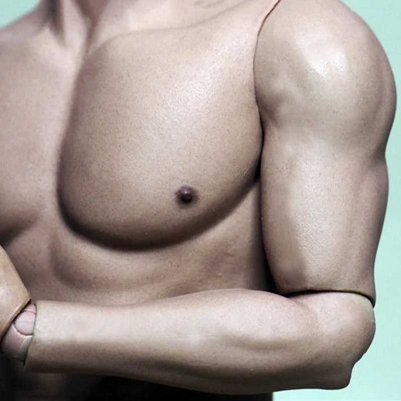 

1/6 Scale Male Strong Man Boy Action Figure Body S02 Strong Muscles Wide Shoulder Male Solider 12' Body Figure Accessory