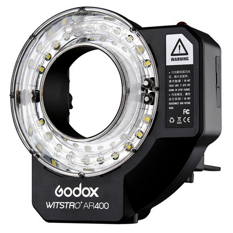 Godox Witstro AR400 400 Вт литий ионный аккумулятор профессиональная макро светодиодная