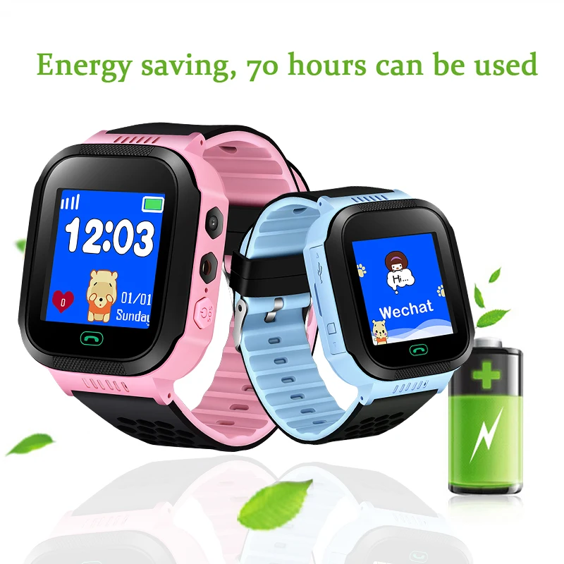 

BANGWEI2018 Baby Child Smart Watch Pedometer Digital Smart Watch SOS Emergency Call LBS Security Positioning Children Watch