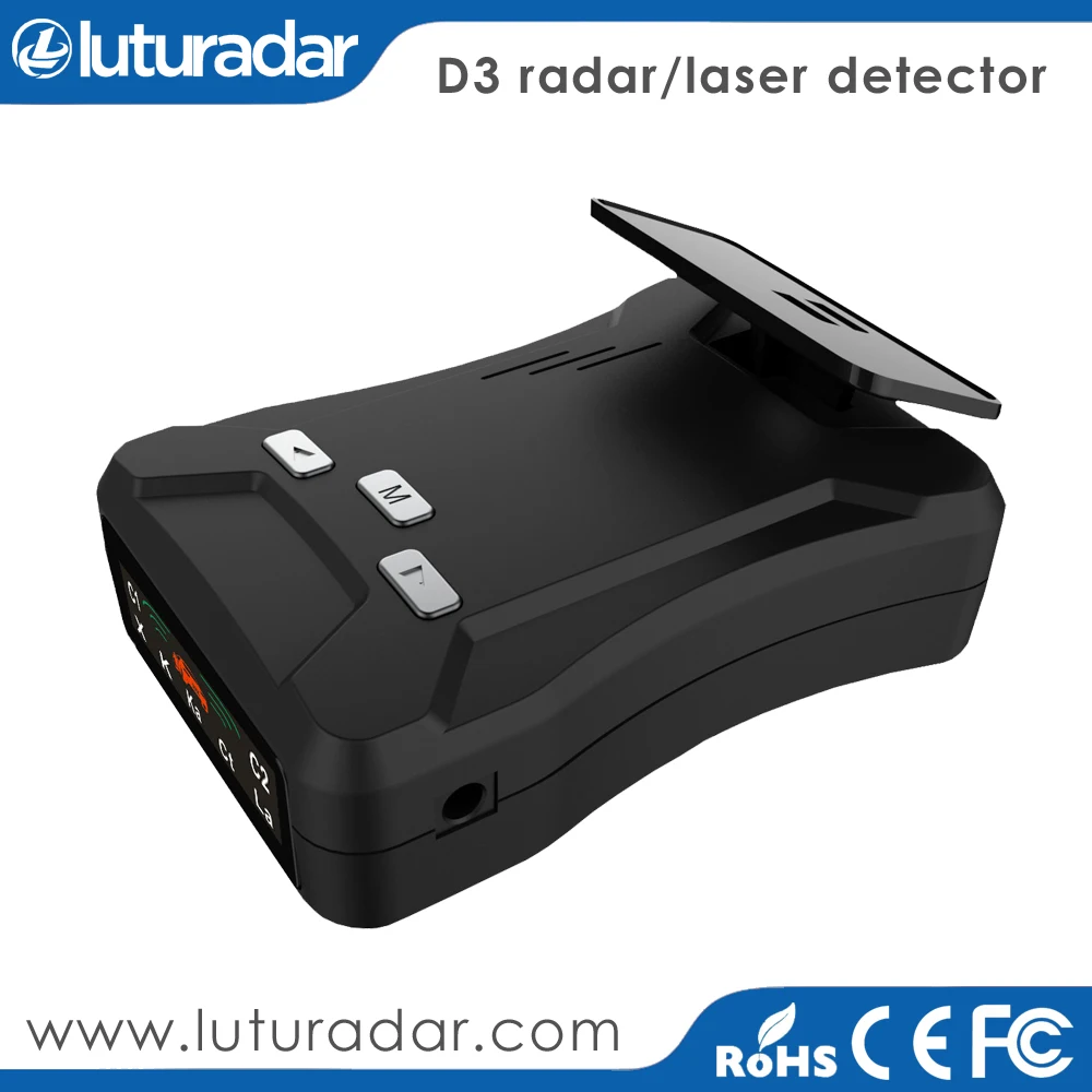 car speed radar detector with 360 degree laser auto police over speed