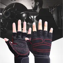 Перчатки для занятий фитнесом, половина пальцев, дышащие впитывающие перчатки для занятий спортом на открытом воздухе для тренировок, перчатки для бега