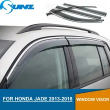 Window Visor for Honda JADE 2013-2018 side window deflectors rain guards for Honda JADE 2013 2014 2015 2016 2017 2018 SUNZ Window Visor for Honda JADE 2013-2018 side window deflectors rain guards for Honda JADE 2013 2014 2015 2016 2017 2018 SUNZ