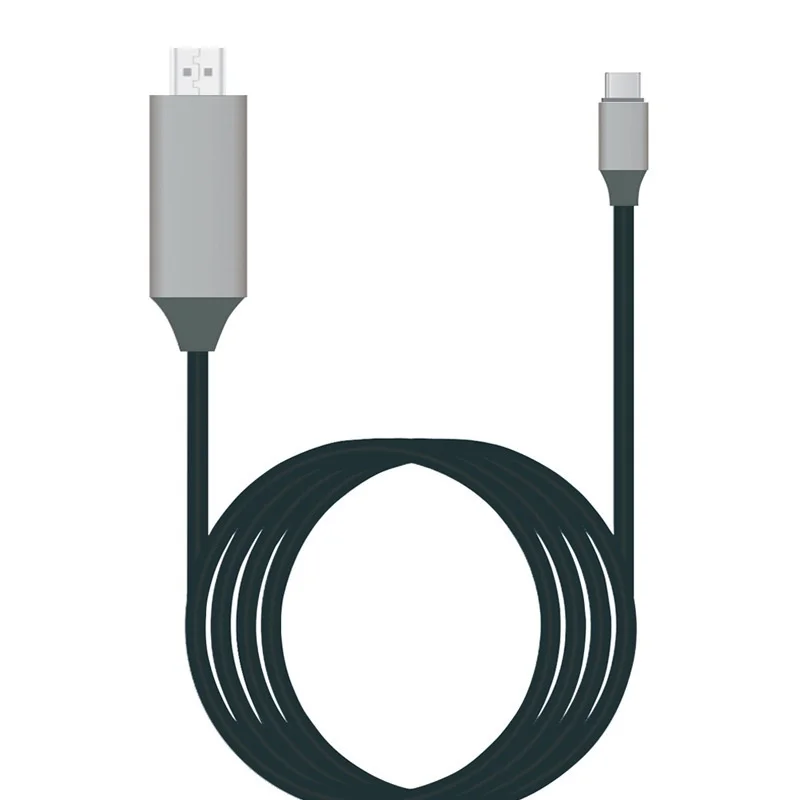 

USB C to HDMI Cable, USB Type C to HDMI Cable 4K@30HZ 2M for Galaxy Note 8, 2017 Macbook Pro, 2016 MacBook Pro, ChromeBook Pixel